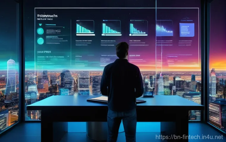주식 트렌드 분석 AI - **Prompt 2: Investor's AI Companion**
    "A young adult, perhaps in their early 20s, sits comfortab...